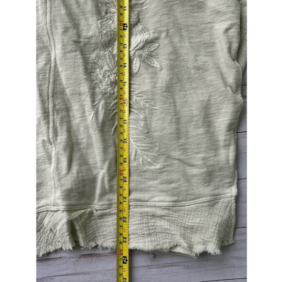 NWT Anthropology by Caite Jonna Top - Size Small Oatmeal Color - Picture 9 of 10